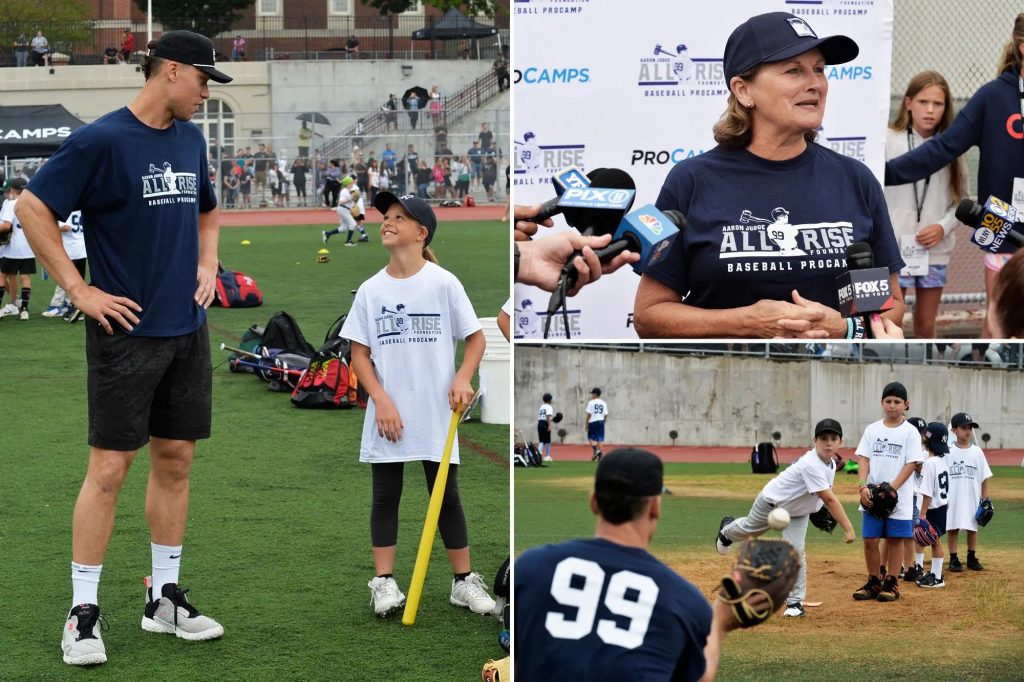 Aaron Judge at All Rise Foundation event 