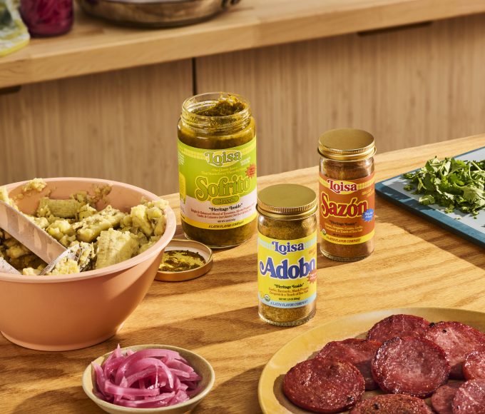 photo featuring 3 bottles of Spanish seasoning
