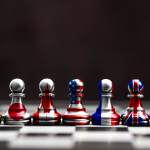 chess pieces on a board